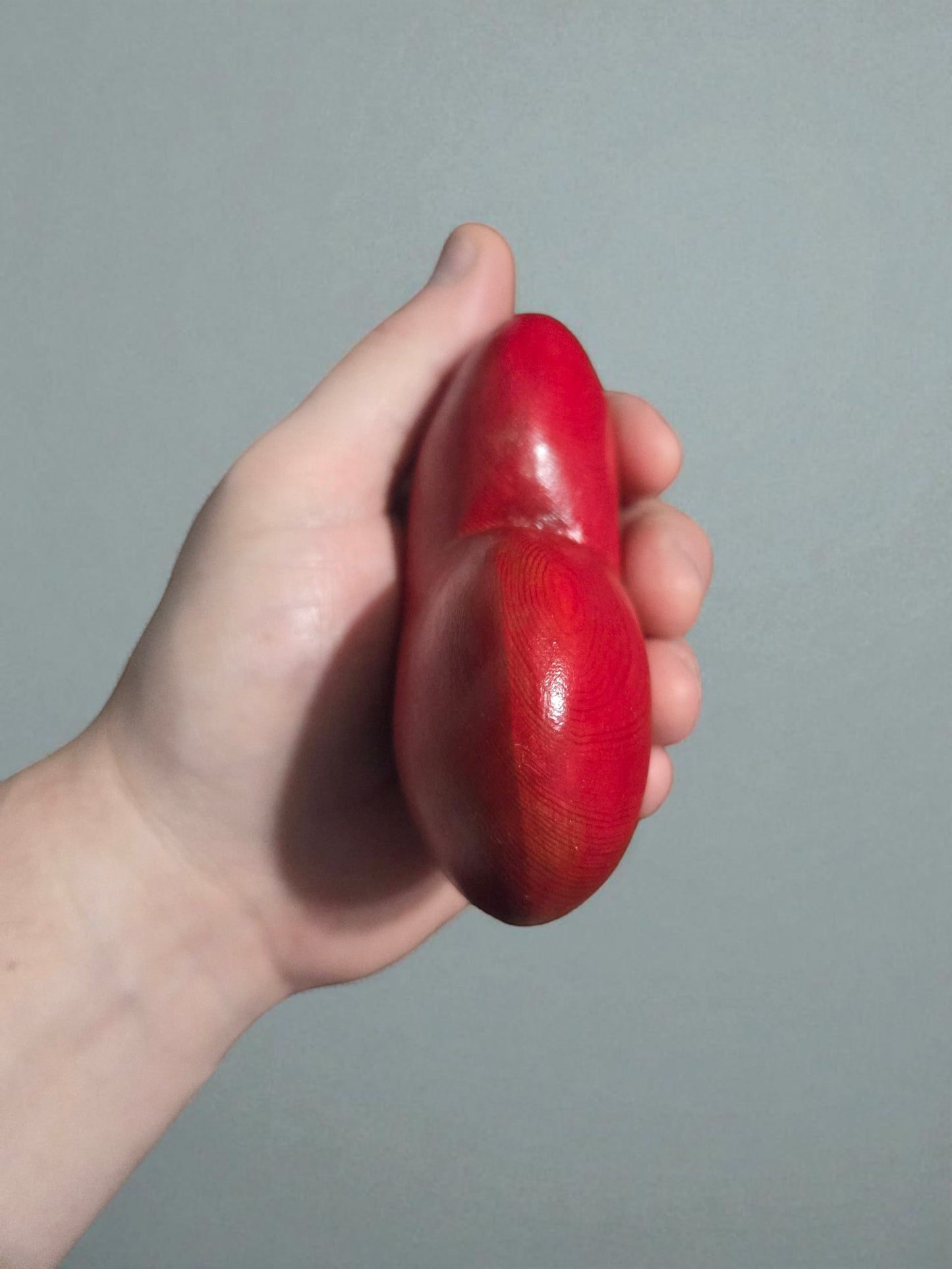 Red Pinewood Heart