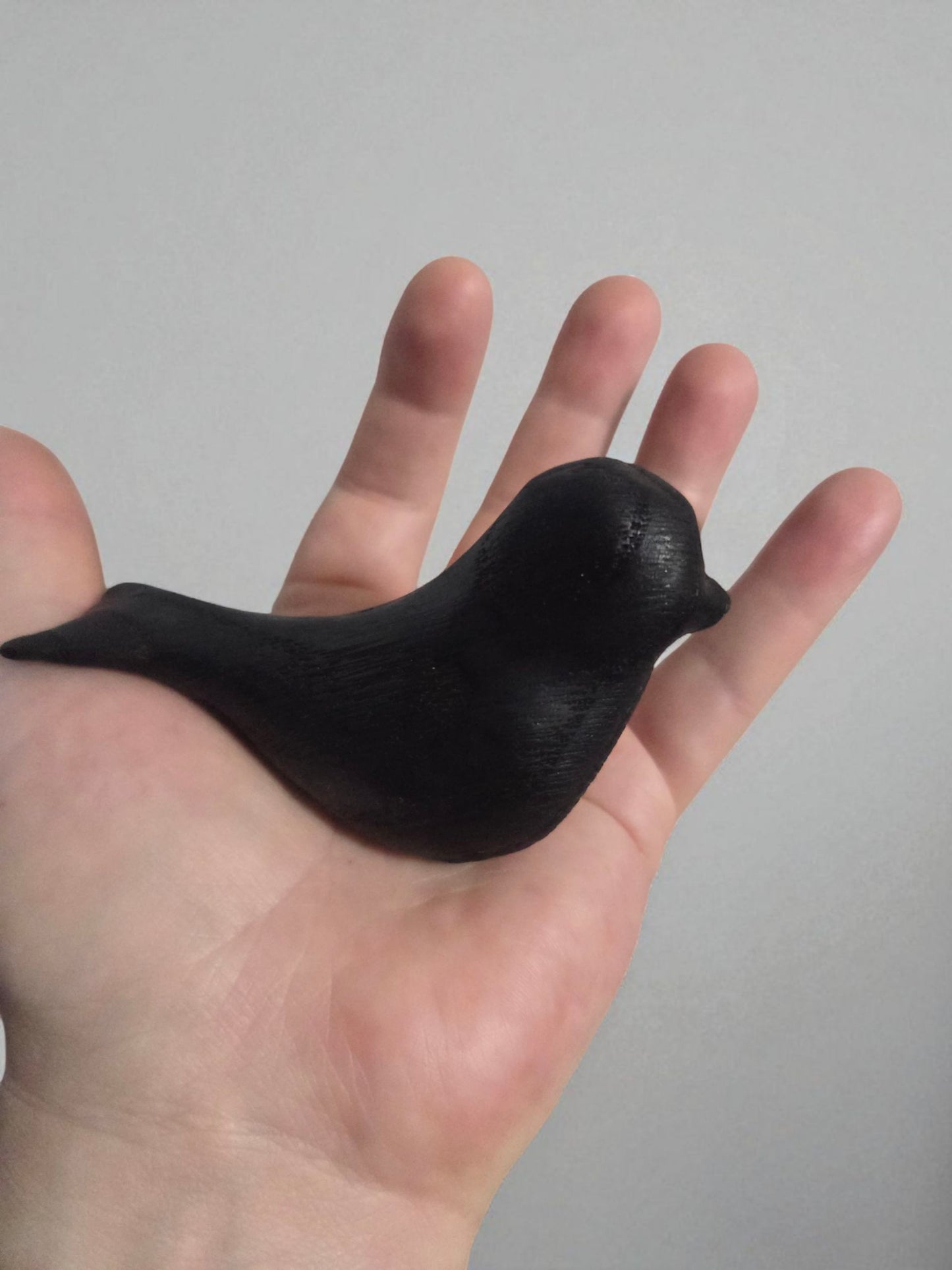 Burnt Red Oak Bird