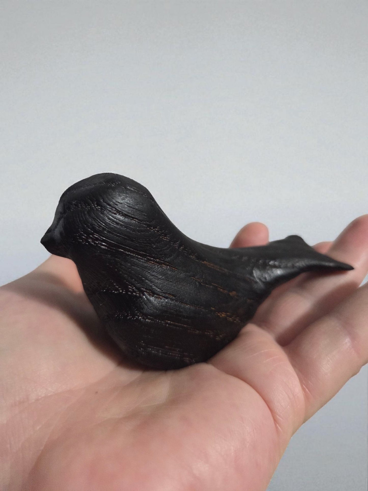 Burnt Red Oak Bird