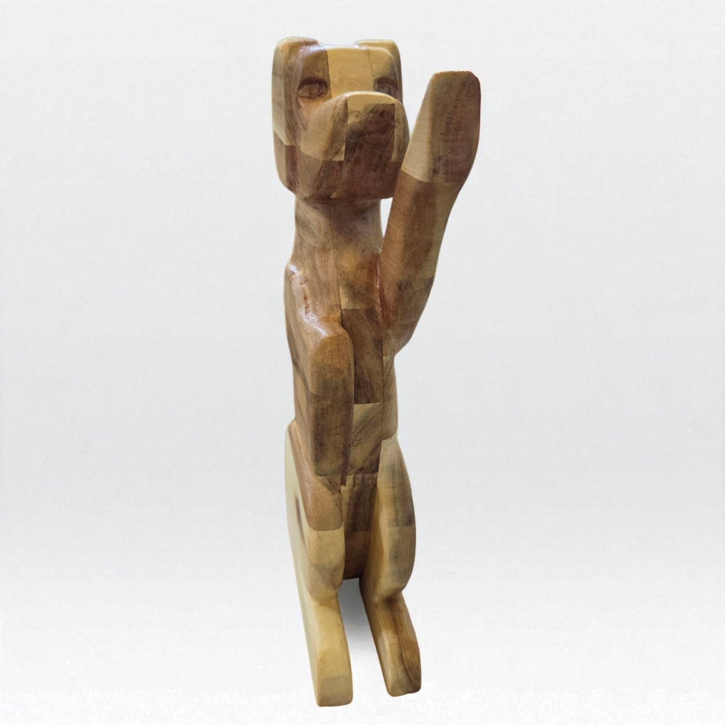 Edge Glued Acacia Wooden Dog