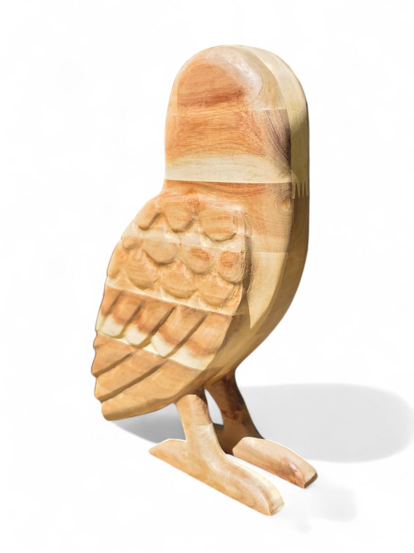 Acacia Wood Edge Glued Owl