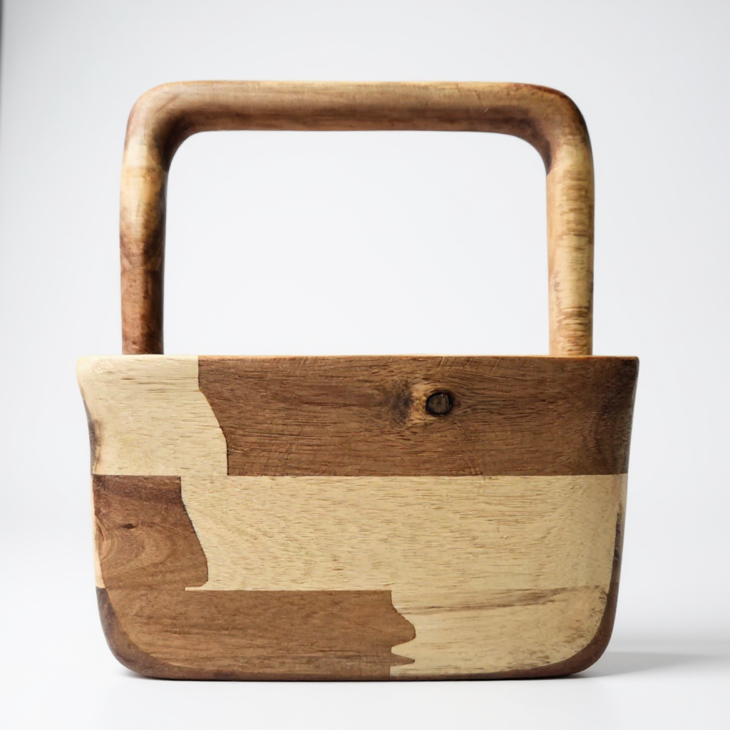Acacia Edge Glued Basket