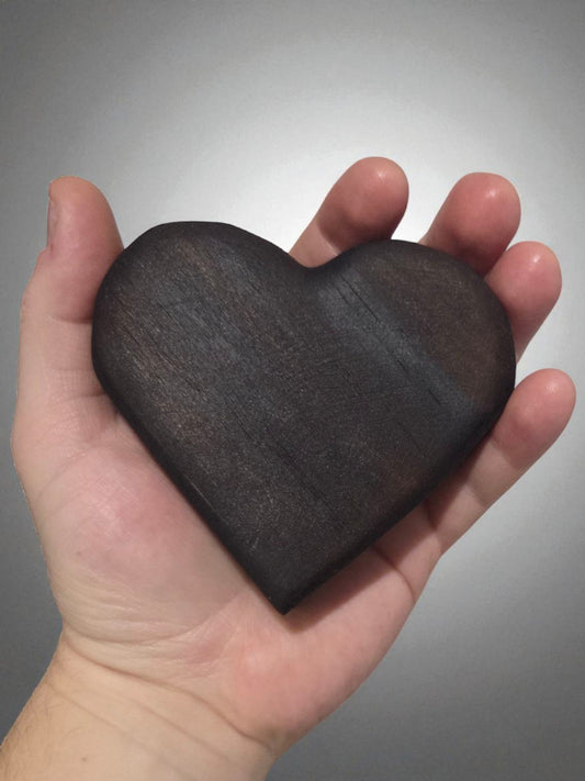 Blackened Pinewood Heart