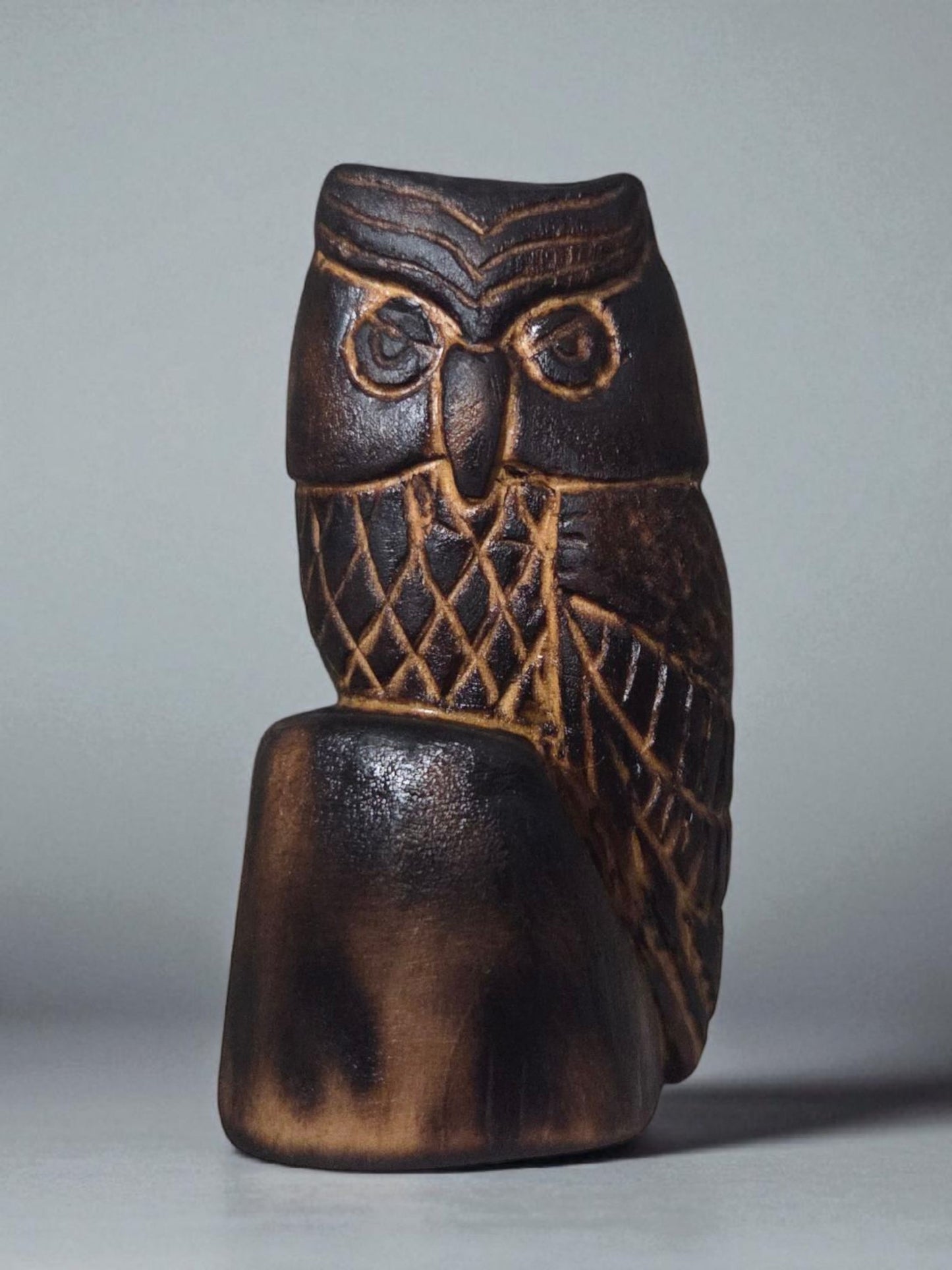 Burnt Basswood Owl