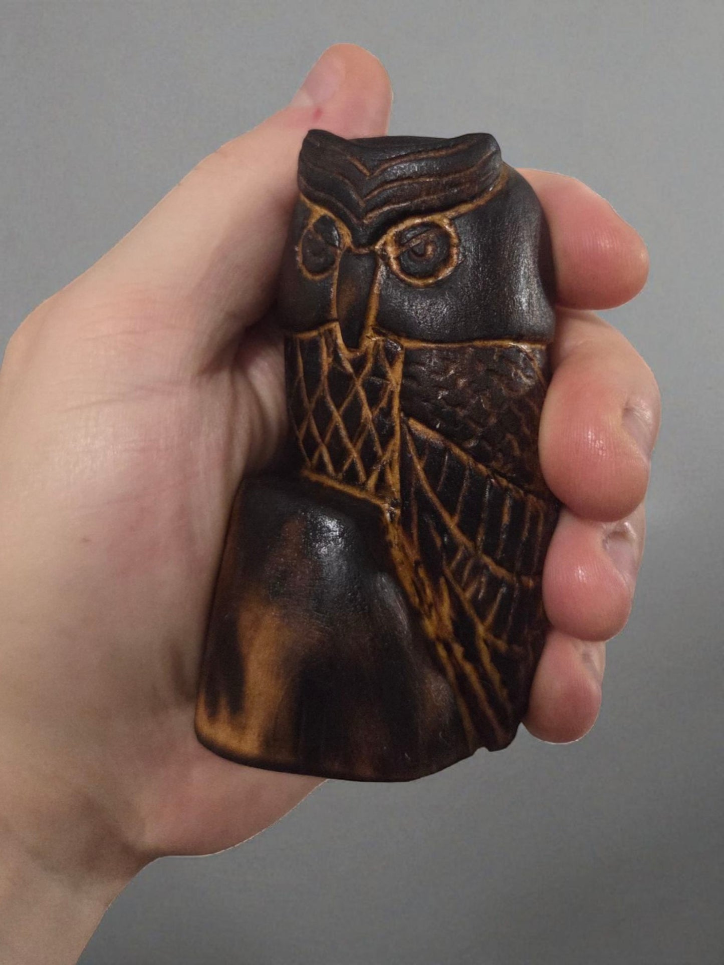 Burnt Basswood Owl