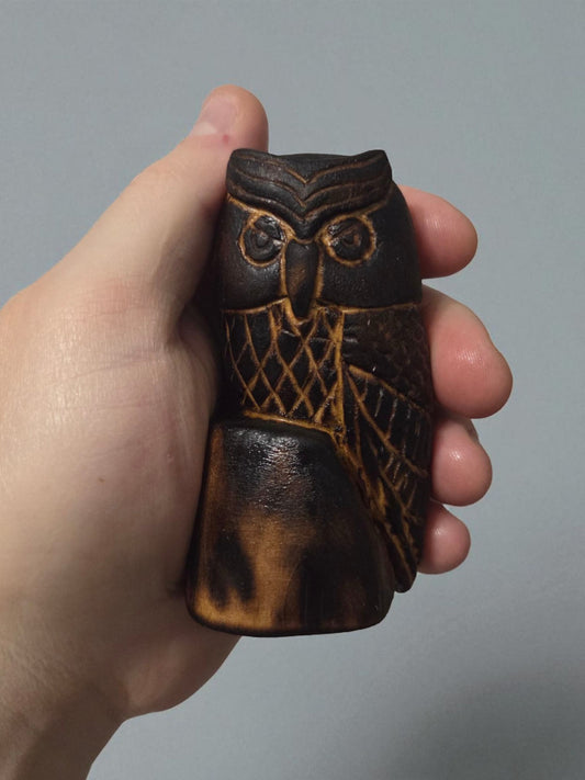 Burnt Basswood Owl