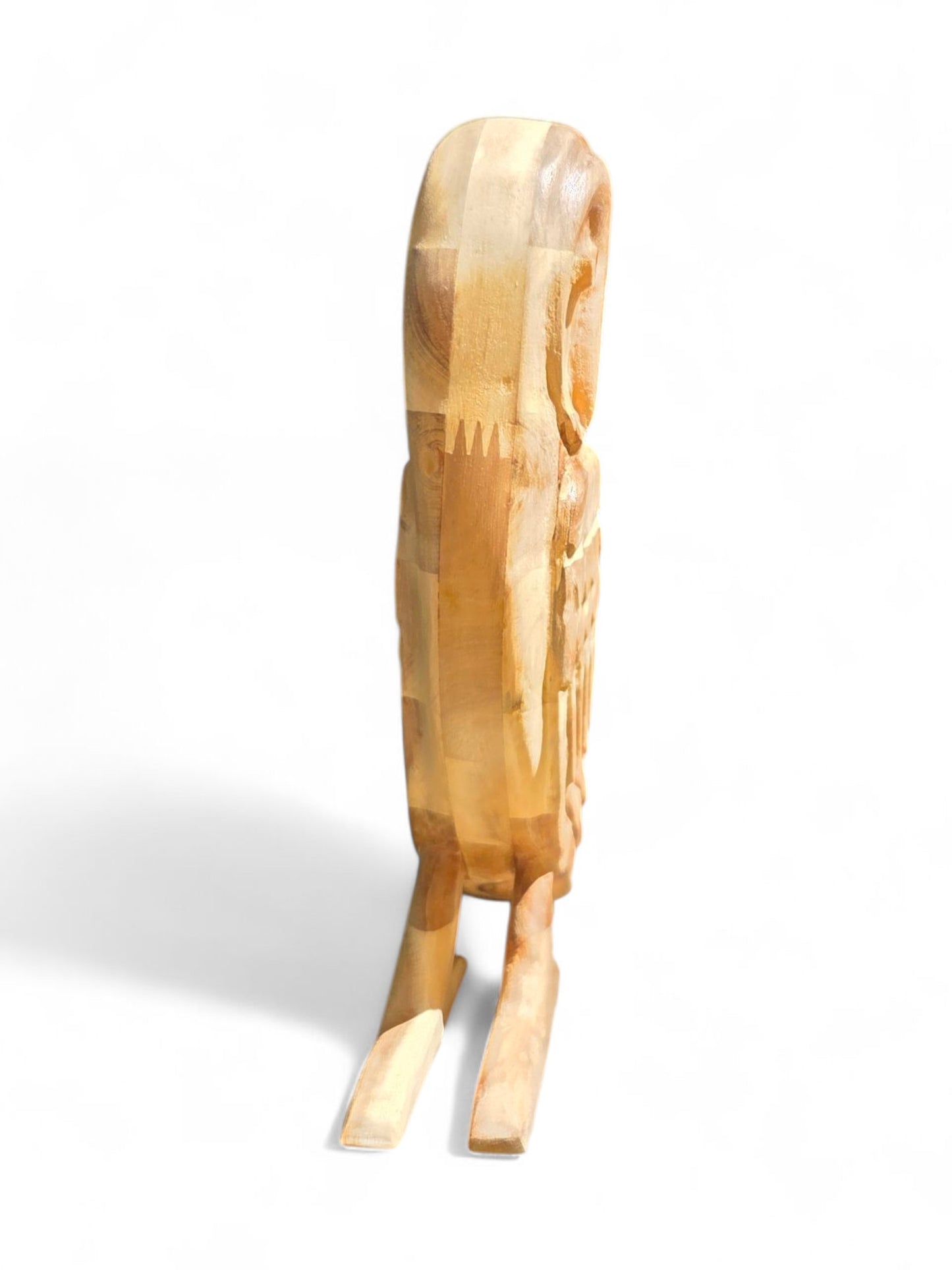 Acacia Wood Edge Glued Owl