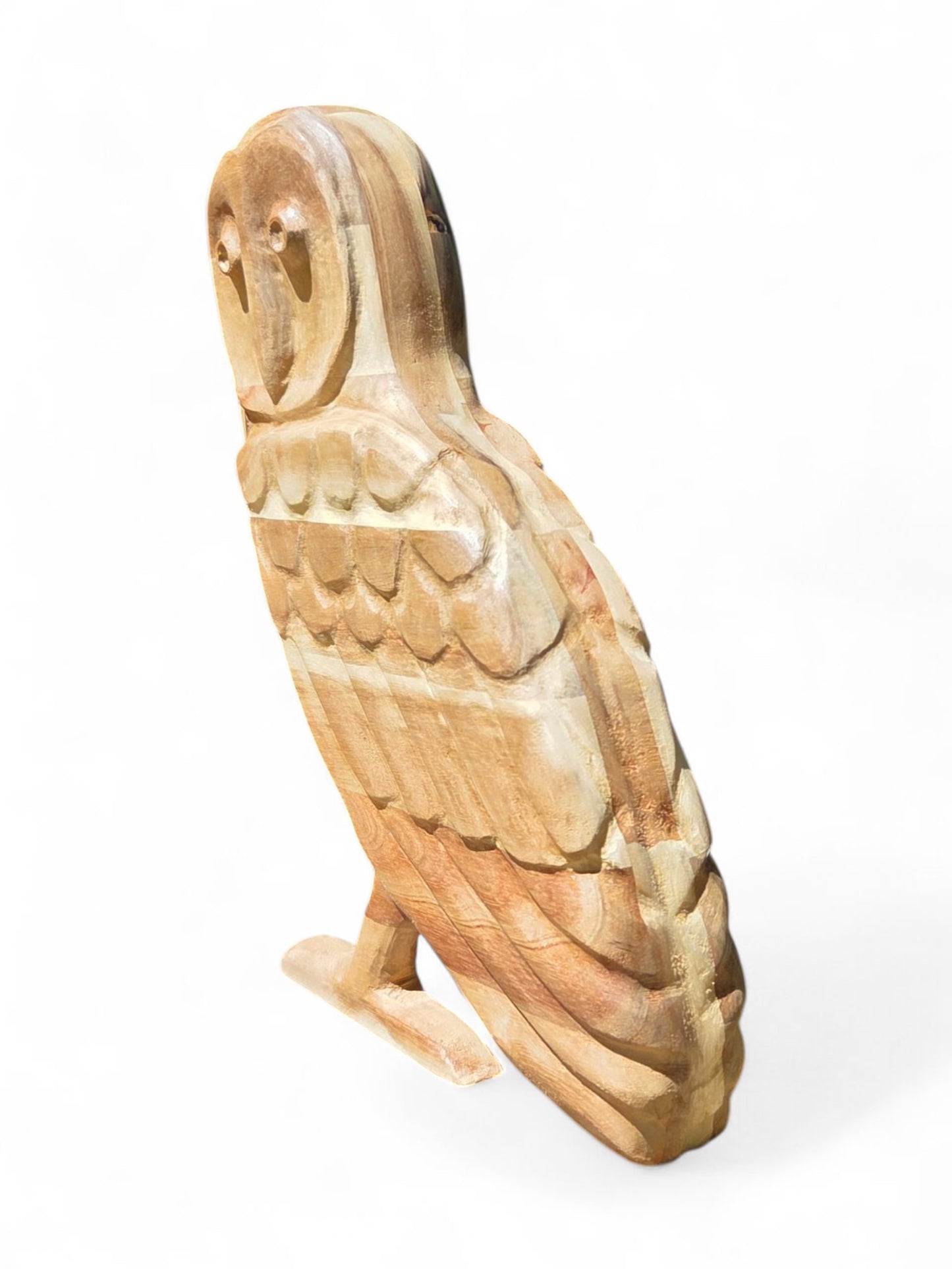 Acacia Wood Edge Glued Owl