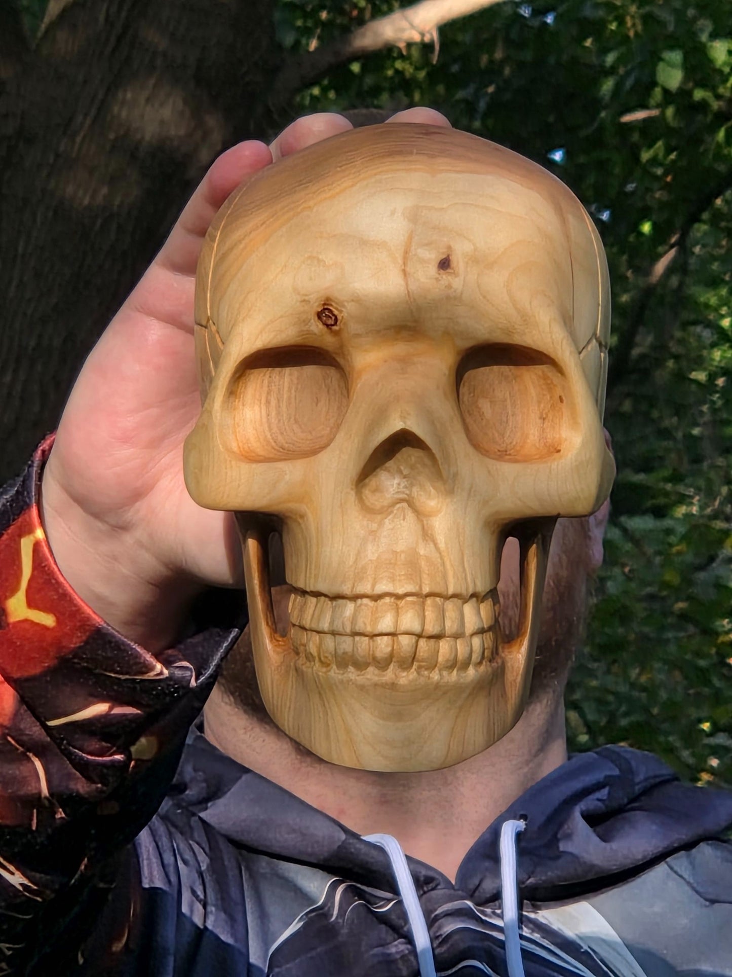 Wooden Skull