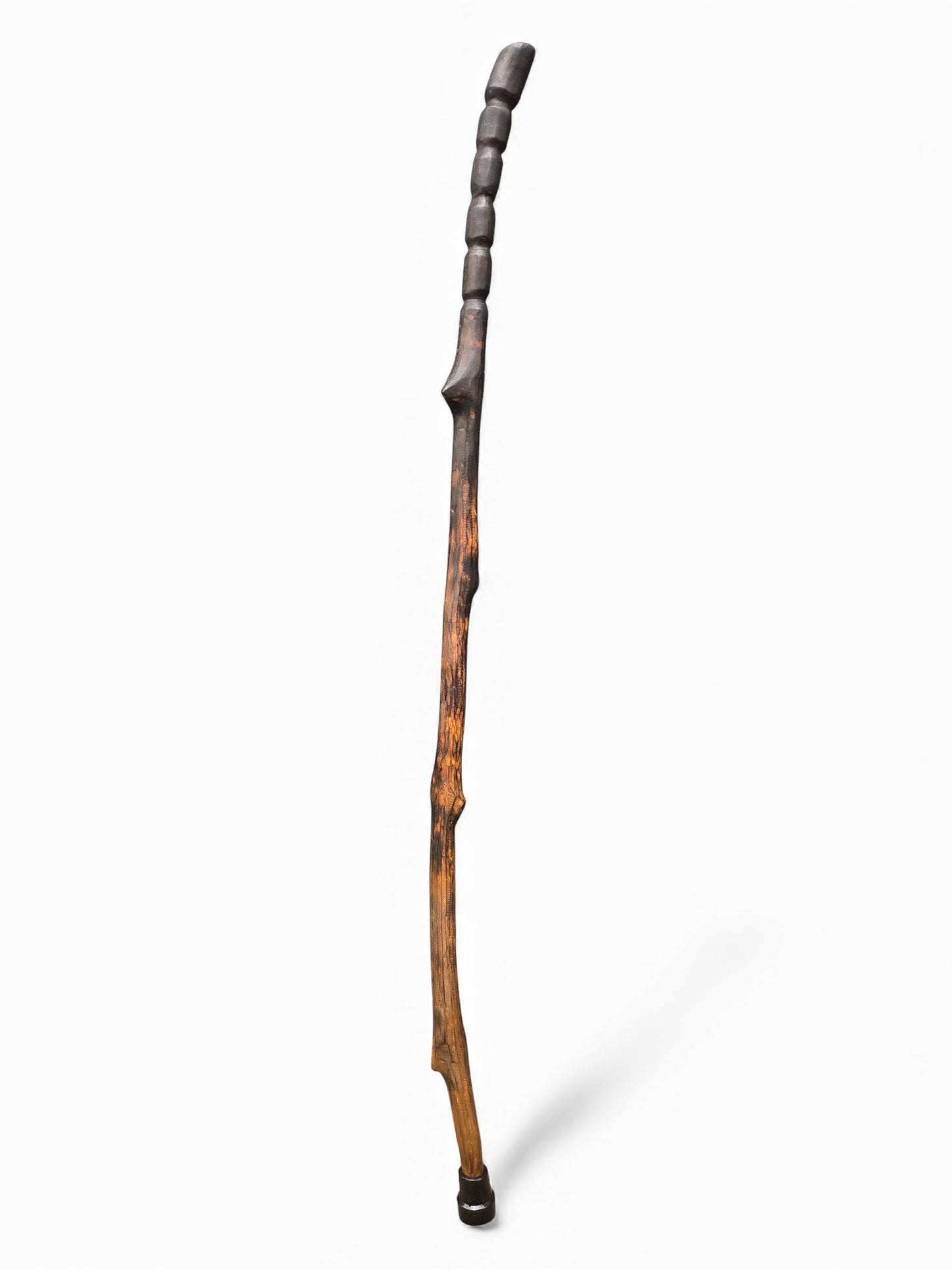 Burnt Ombre Hardwood Walking Stick