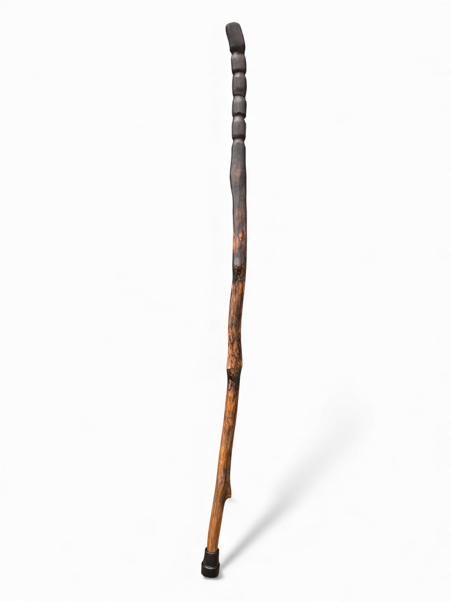 Burnt Ombre Hardwood Walking Stick