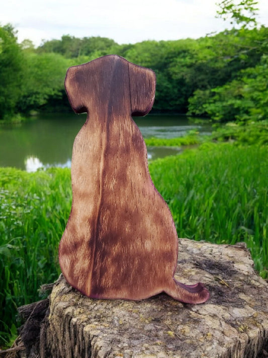 Burnt Pinewood Dog
