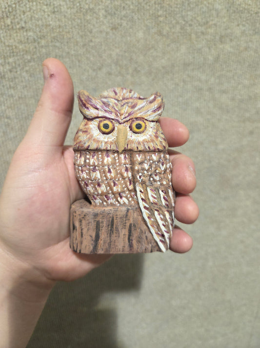 Painted horned owl