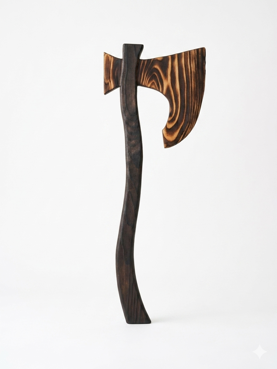 Burnt axe