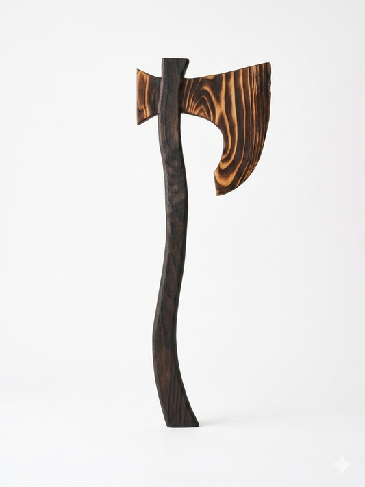 Burnt axe