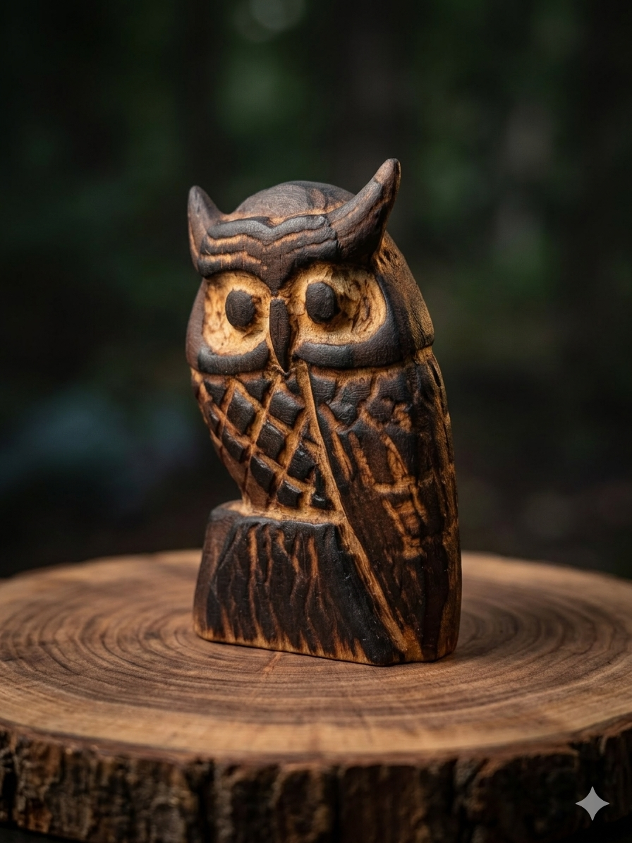 Scorched Pinewood Owl
