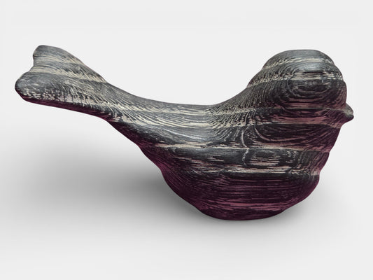 Burnt Red Oak Comfort Bird with White Hue